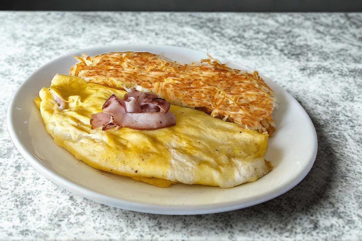 Ham & Swiss Omelette