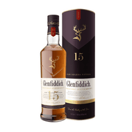 Glenfiddich 15 Year Old Single Malt Scotch Whisky (1 Bottle x 750 mL)