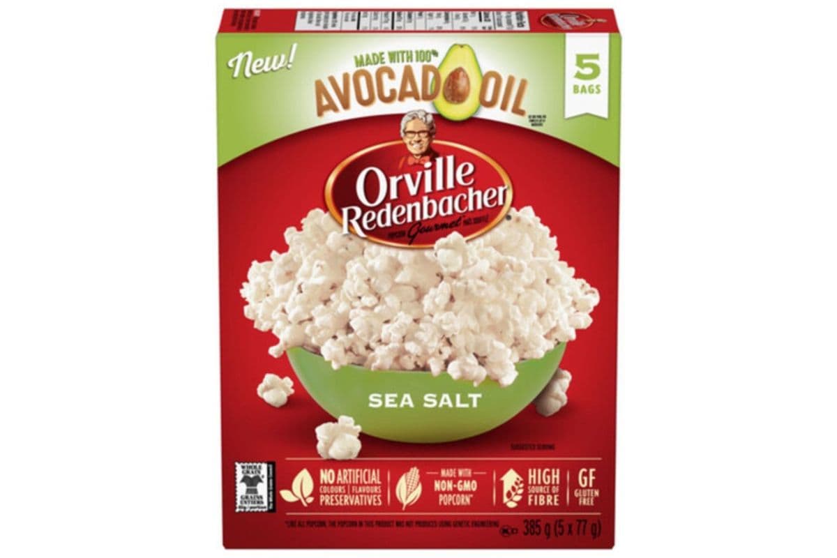 Orville Redenbacher Sea Salt With Avocado Oil Popcorn (385 g (5*77 g)