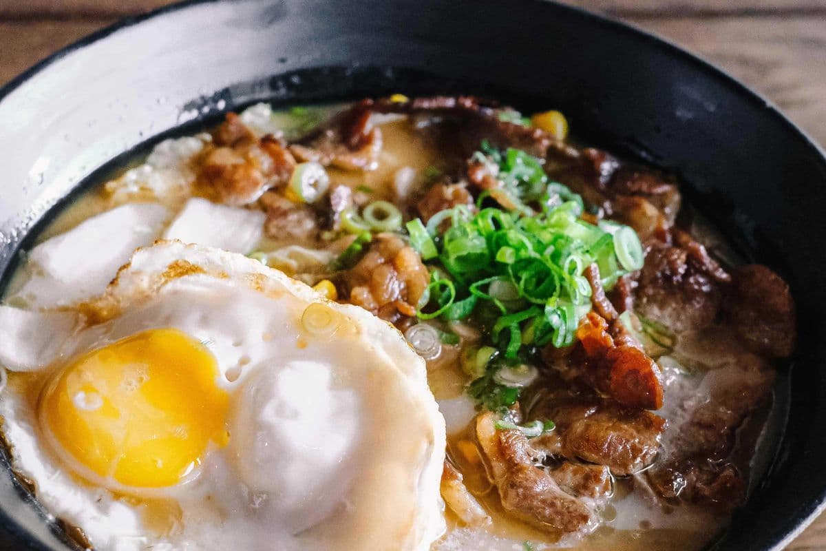 Sliced Pork Rice Noodles Soup