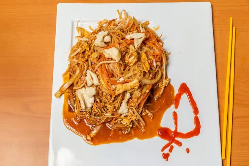 Pad thaï crevettes / Shrimp Pad Thai