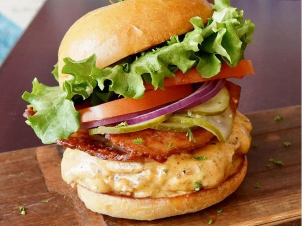 Cowboy Butter Bacon Ranch July Chicken Sando of the Month
