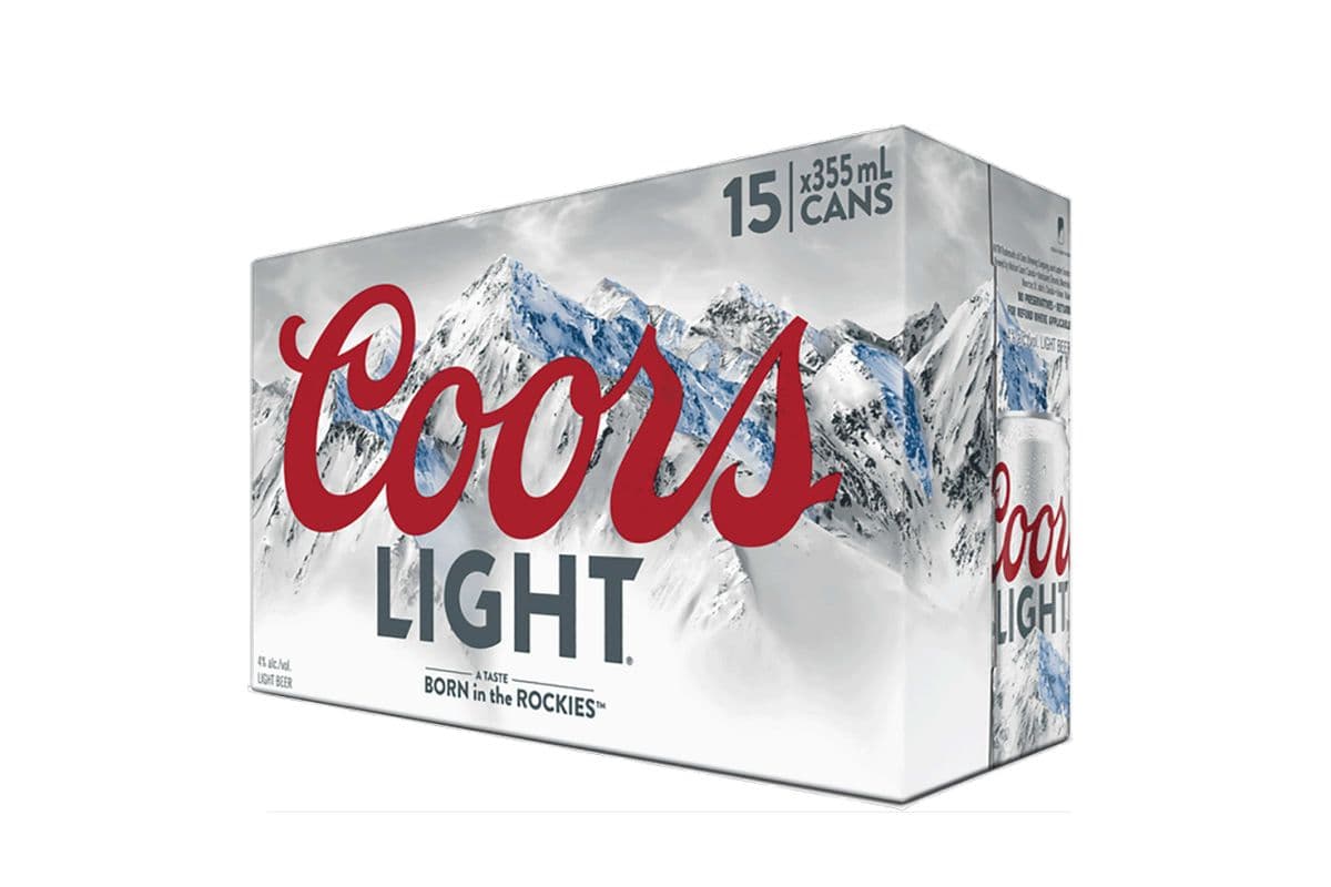 Coors Light (15 x 355ml cans)