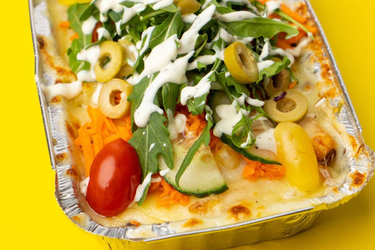 Kapsalon avec Frites (format moyen) / Kapsalon with Fries (Medium Format)