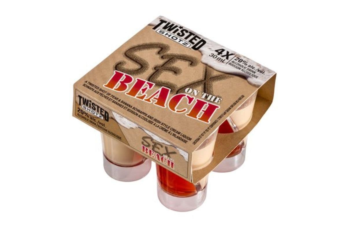 Twisted Shotz - Sex on The Beach (4 Pack)