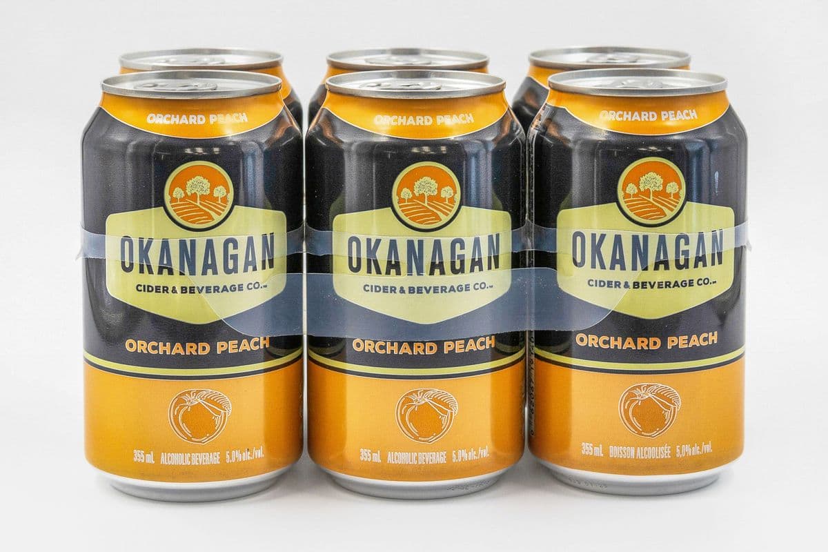 Okanagan Orchard Peach Cider (6 Cans) (1 x 2130ML)