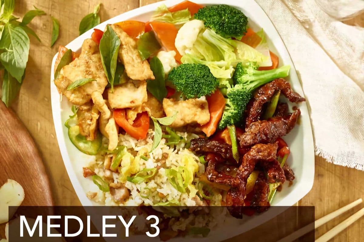 3. Medley (2 Meats)