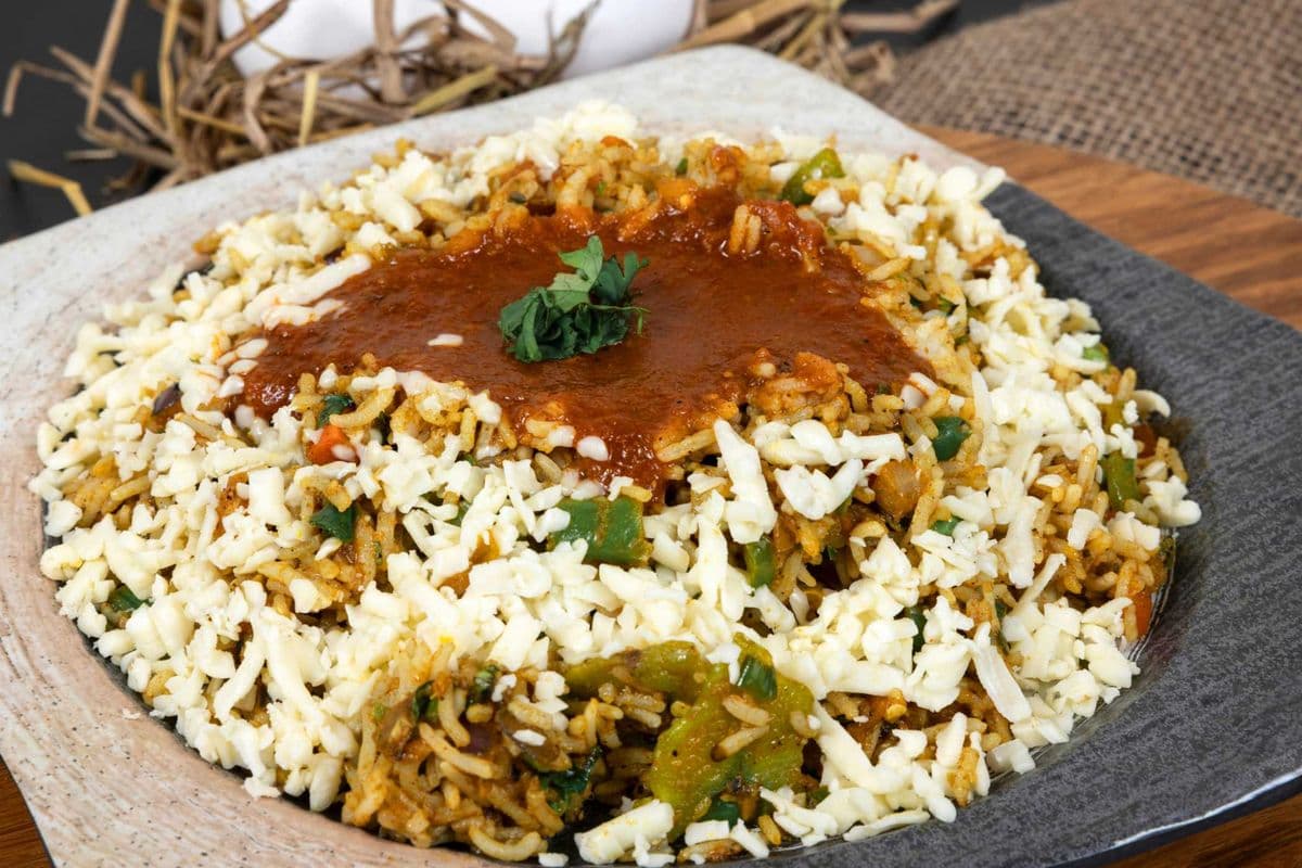 Volcano Rice ( Without Eggs )