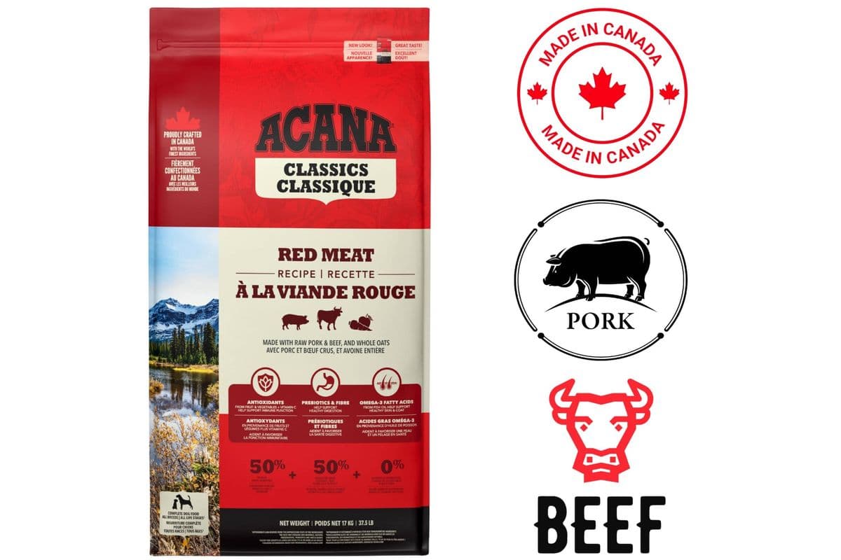 Acana Red Meat Adult Dry Dog Food (32 lbs)