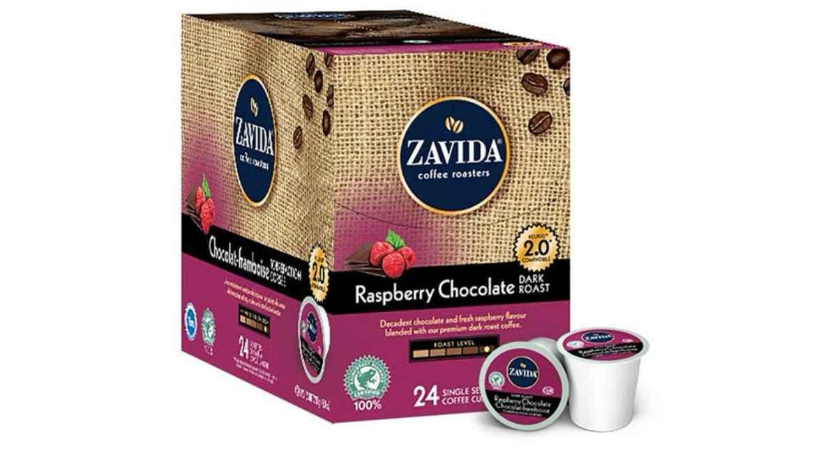 Zavida Raspberry Chocolate Dark Roast Single Serve Coffee