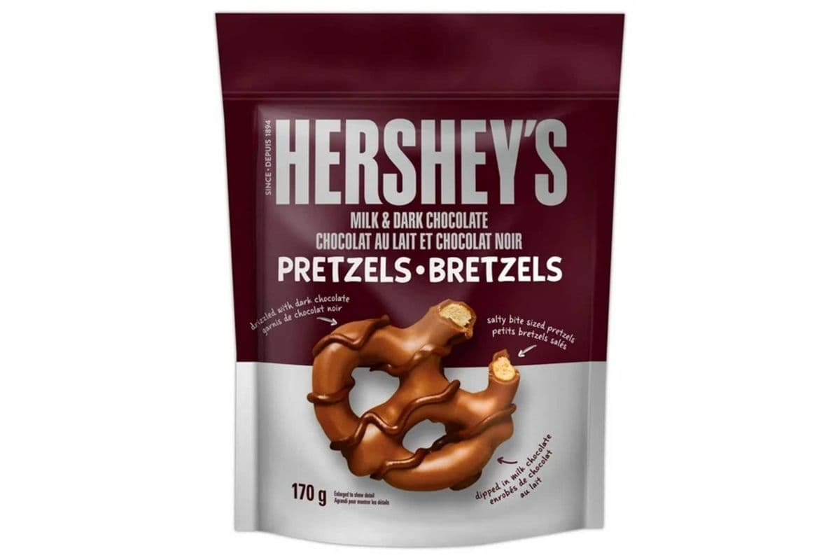 Hershey's Milk n Dark Choc Pretzels 170g