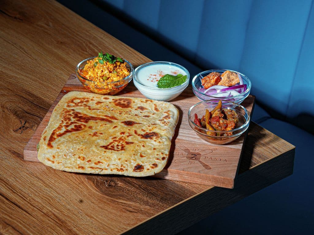 PANEER BHURJI W/2 PLAIN OARATHA