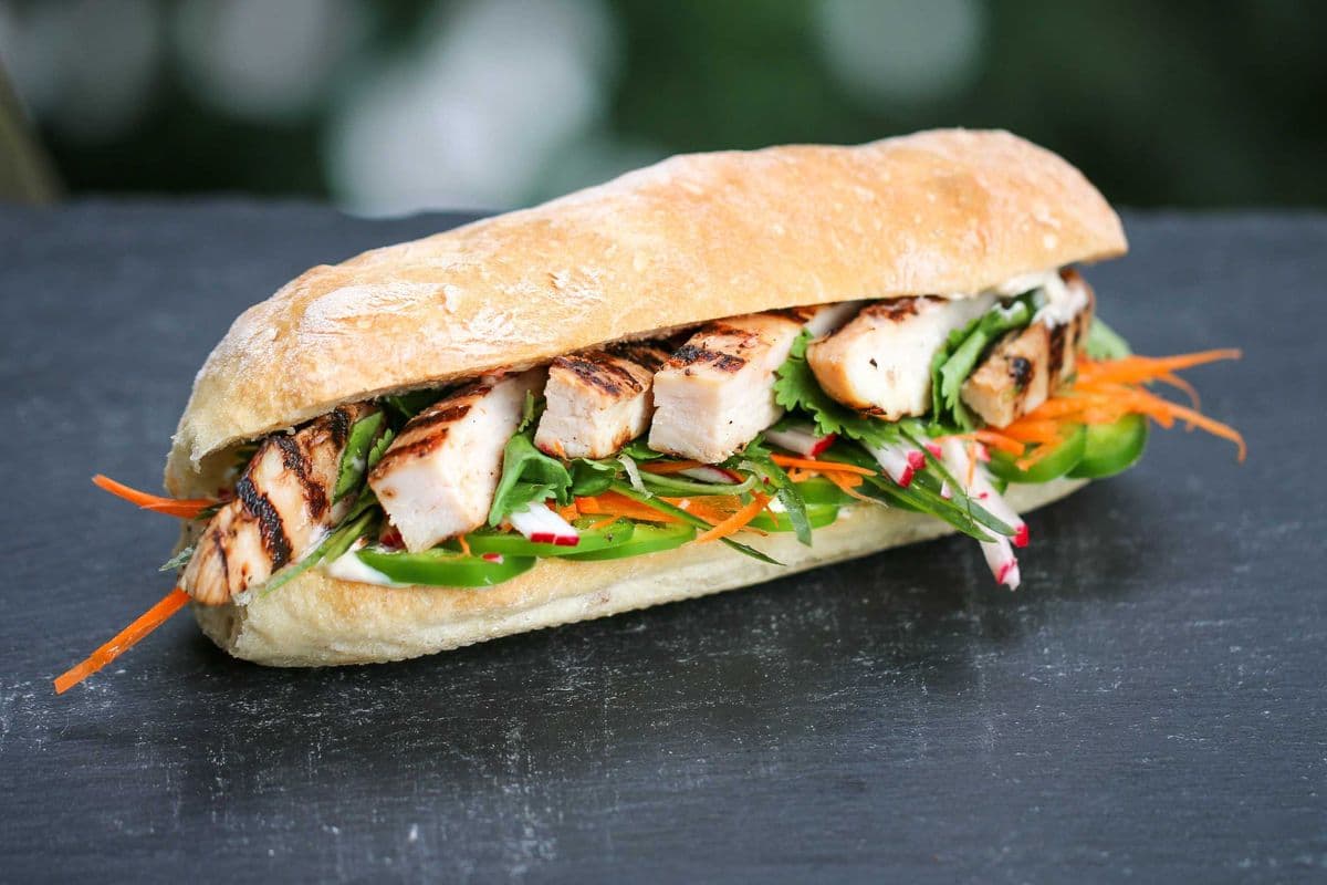 Chipotle Chicken Banh Mi