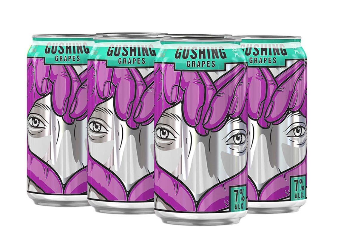 JAW DROP GUSHING GRAPES 6PK (6 x 355ml)