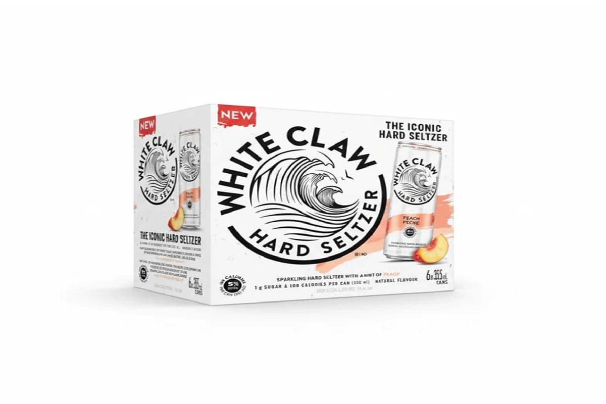 WHITE CLAW PEACH (6 x 355ML)