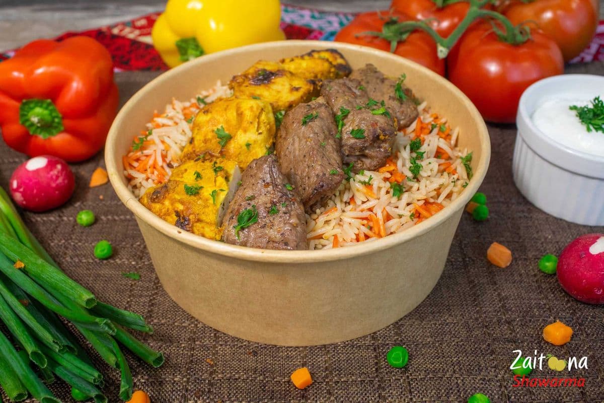 Mix Shish & Rib Eye Bowl