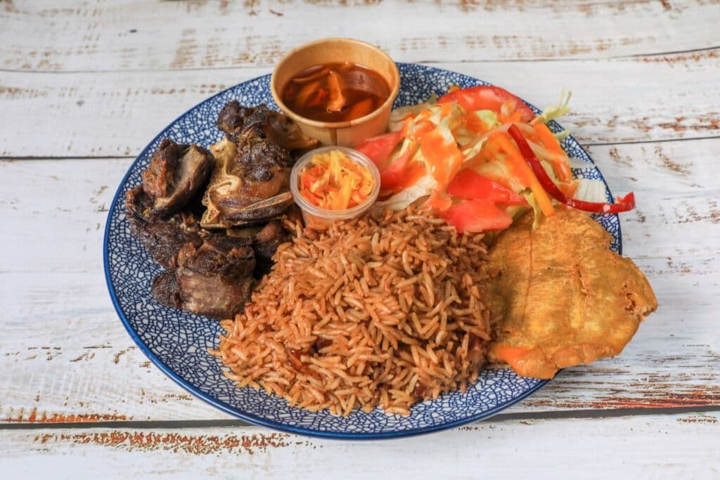 Plat Tassot Cabrit / Tassot Cabrit Dish (Halal)