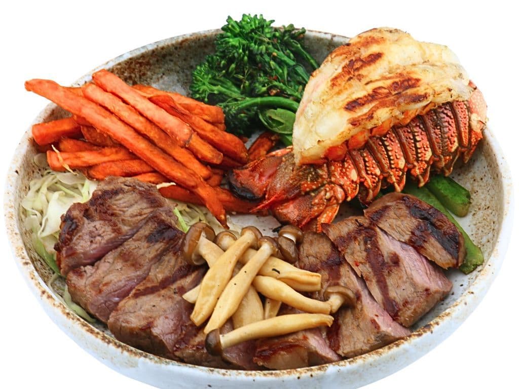 Angus Steak with Lobster Tail