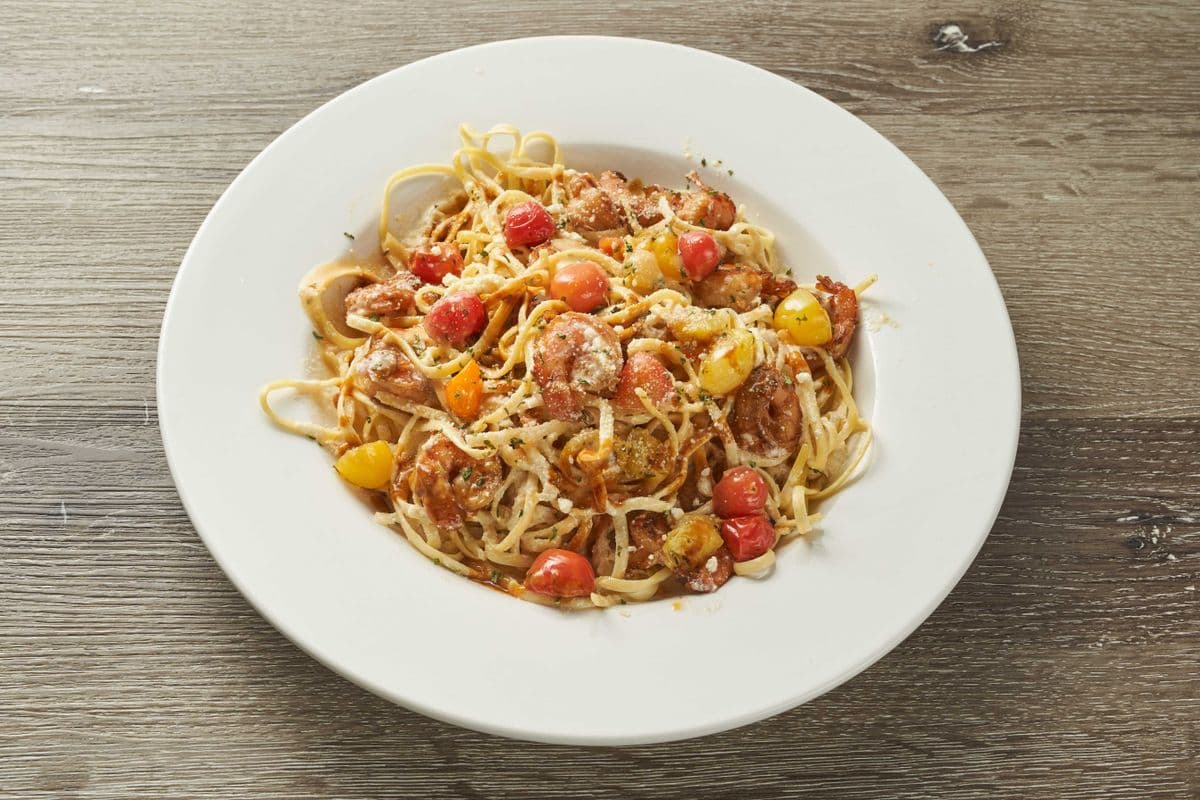 Jerk Shrimp Linguine