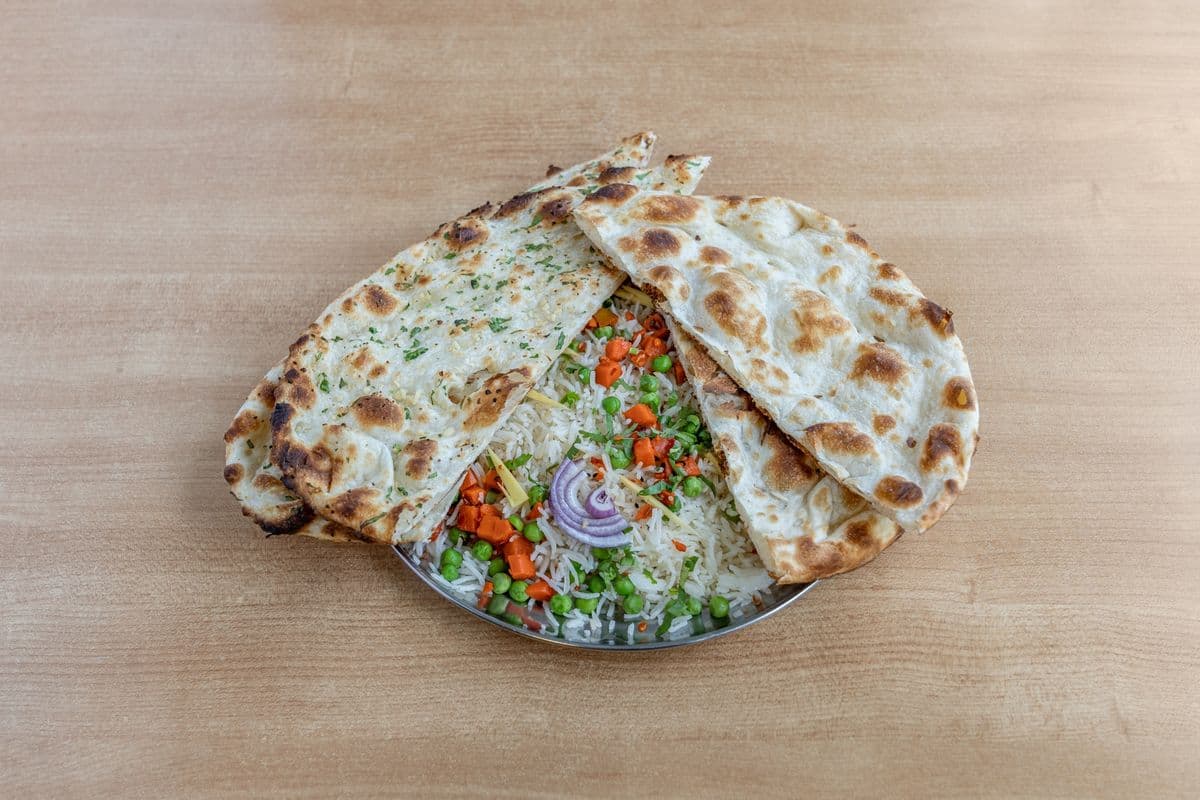 Naan à l'ail / Garlic Naan