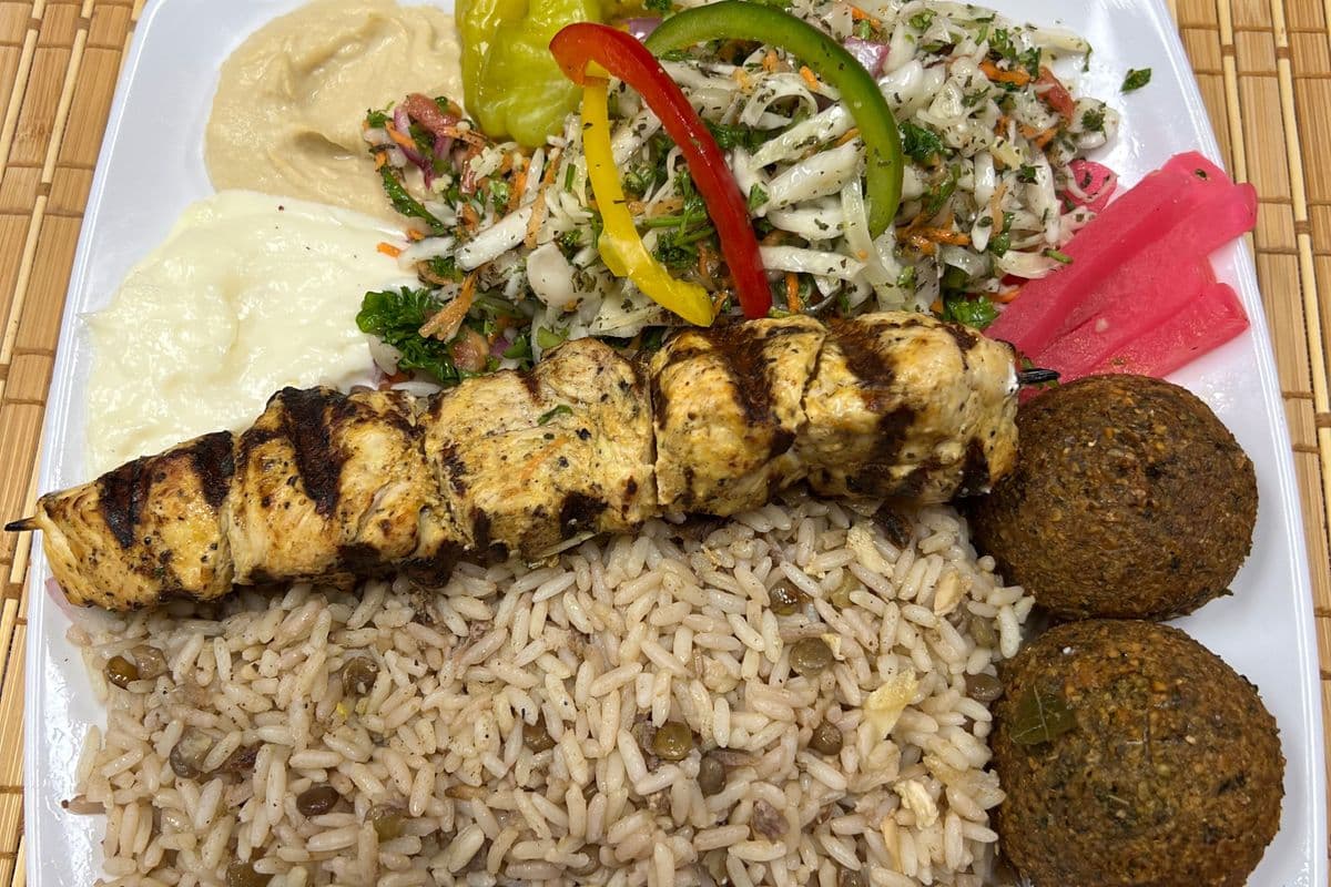 Falafel and Skewer