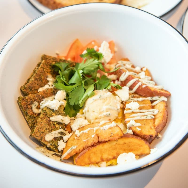 Falafel Scrambler Bowl