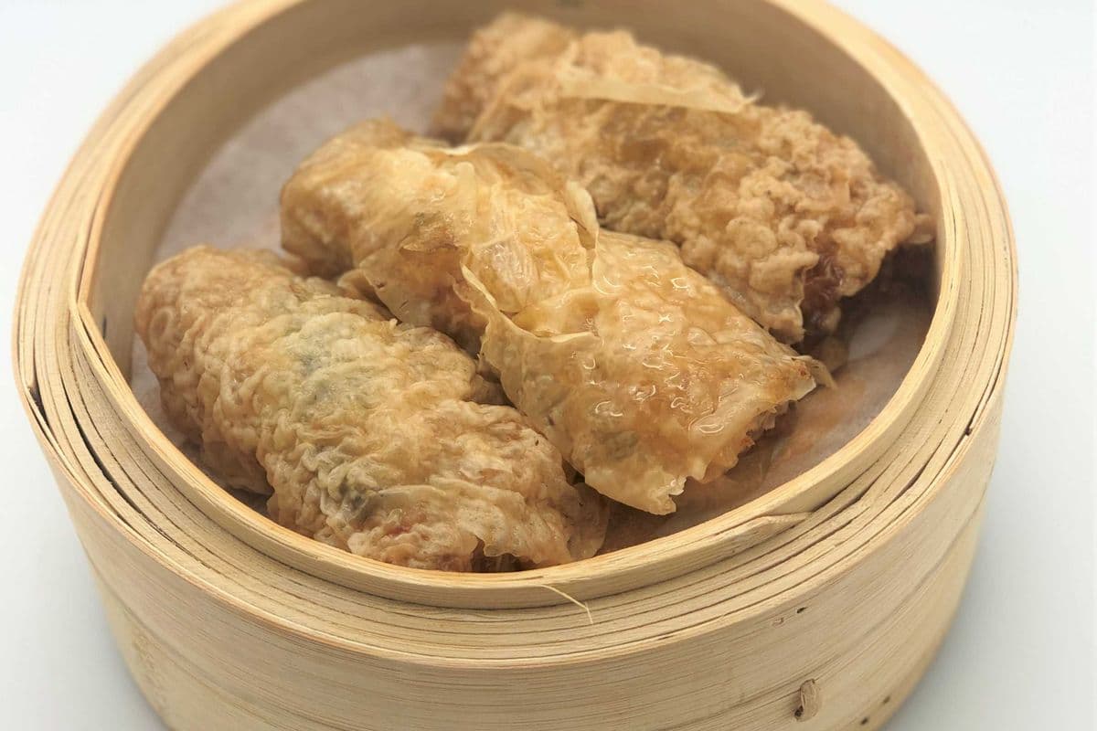 53. Rouleaux de bambou frais (3 mcx) / Steamed Bean Curd Rolls (3 pcs)