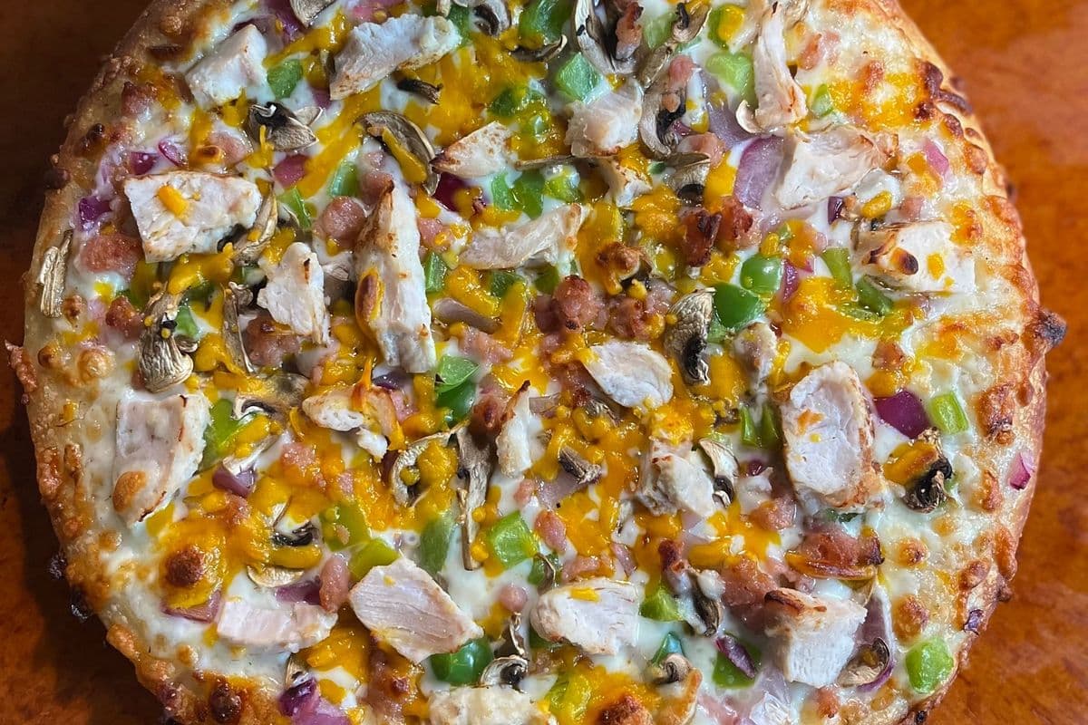 11. 12" Medium Chicken Ranch Pizza