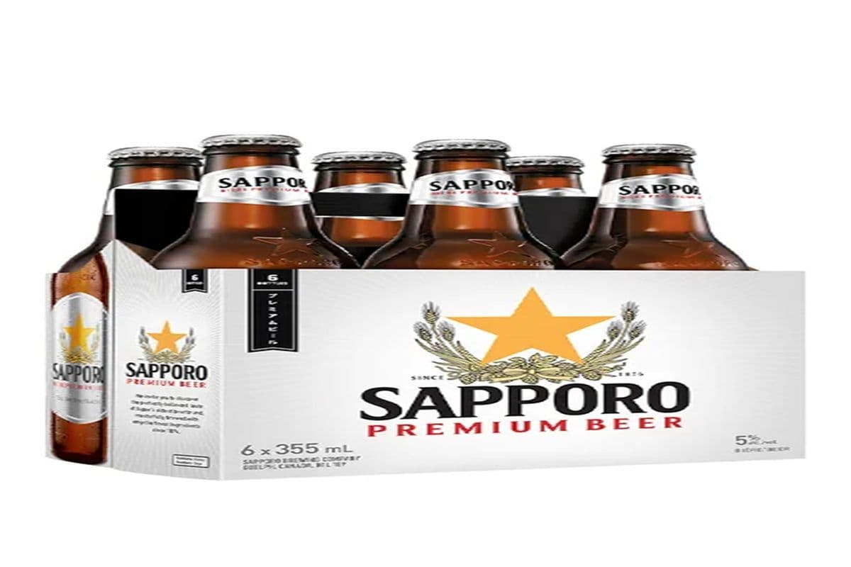 Sapporo Premium Lager Beer 6 BTL (6 x 355 mL)