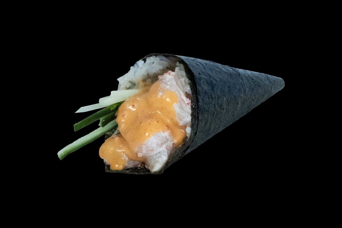 Spicy Chopped Scallop Cone