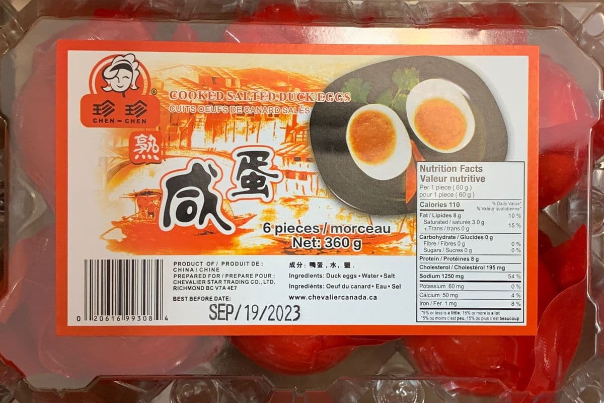 6 pack red salted eggs