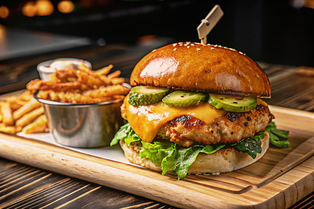 Poulet Grillée / Grilled Chicken Burger