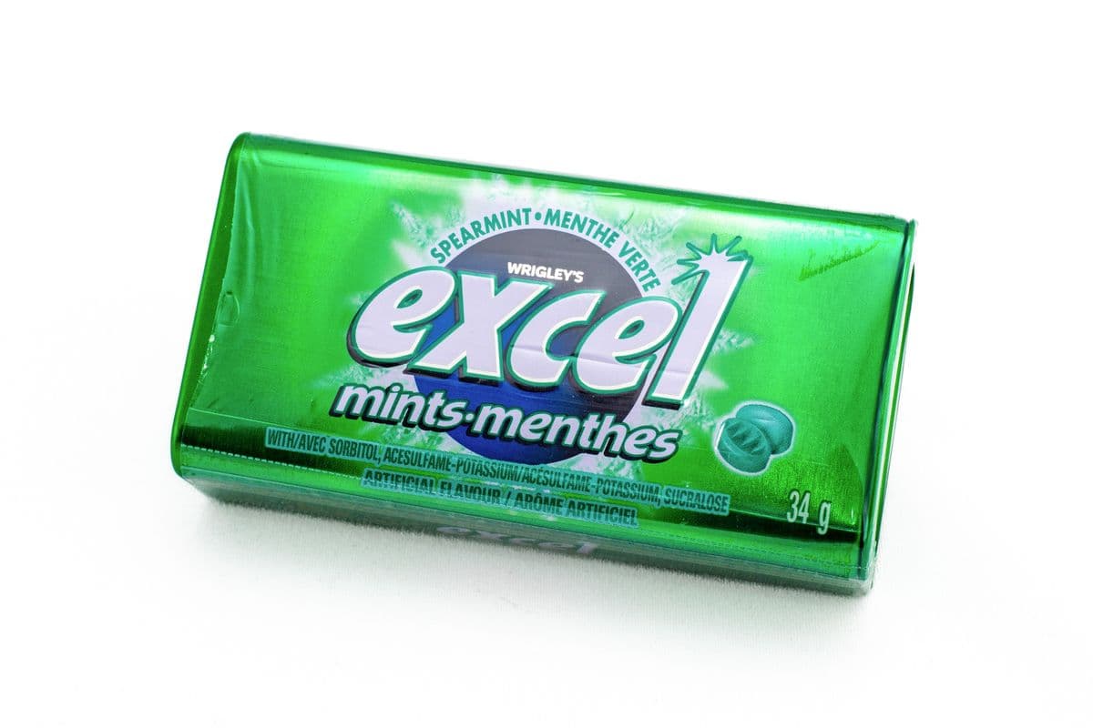 Excel Spearmint Mints (34 g) 薄荷糖 绿薄荷味