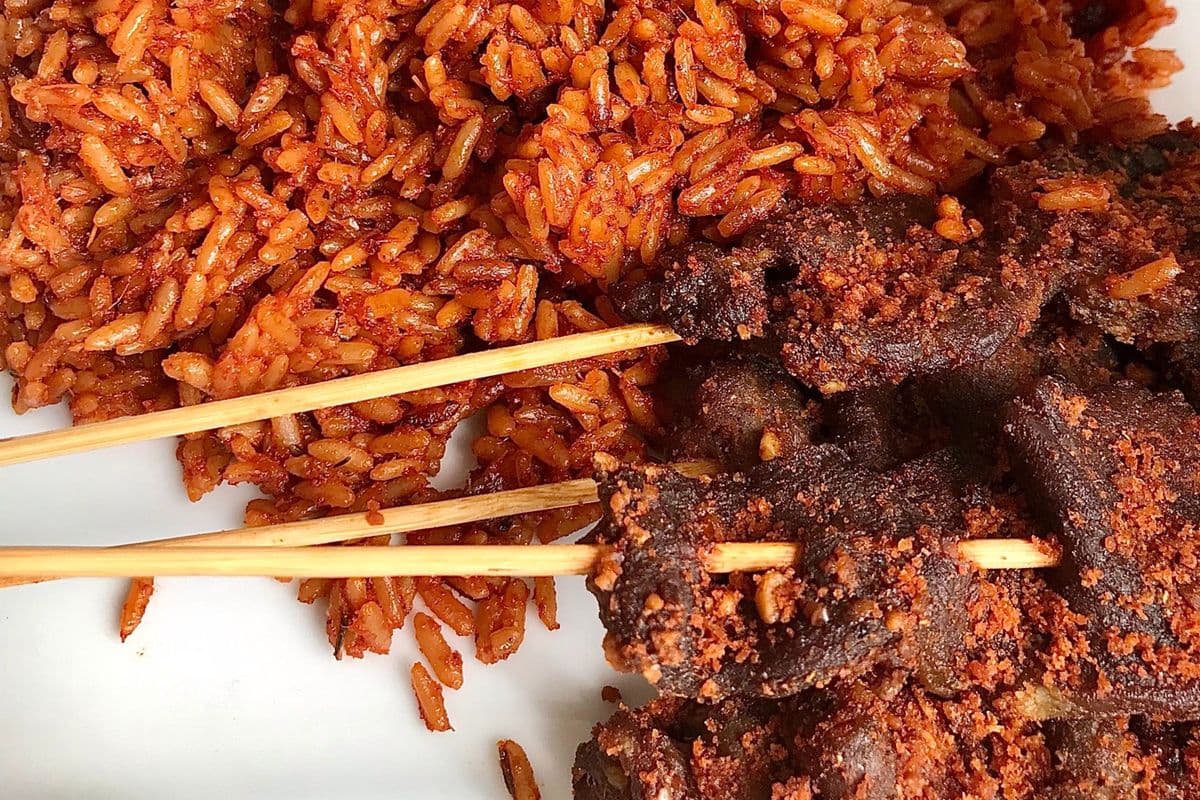 Rice & Suya Combo (Dinner for Two- A)