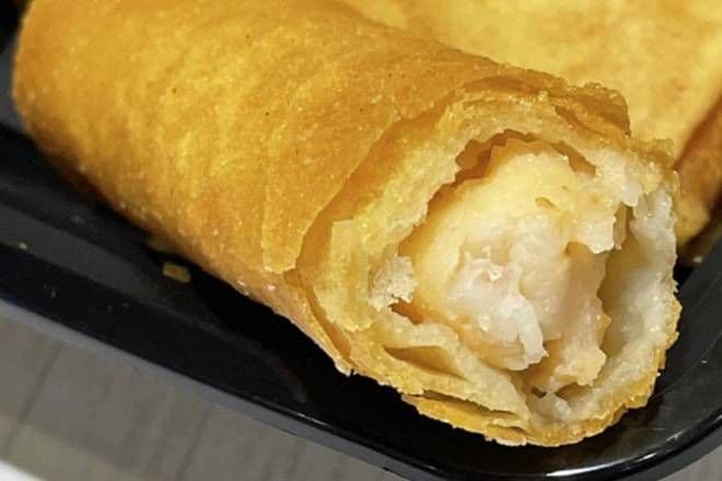 Deep Fried Shrimp Spring Rolls. (2 pcs) / 蝦春卷 (2件).