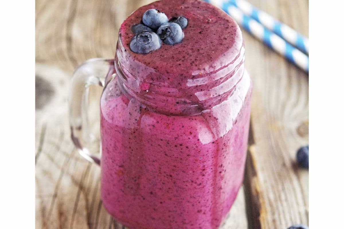Smoothie bleuet organique / Organic Blueberry Smoothie