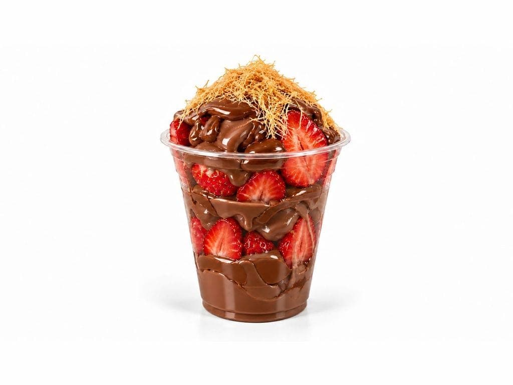 Strawberry Nutella Cup