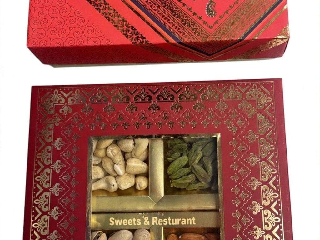 Dry fruit box + mix sweet box