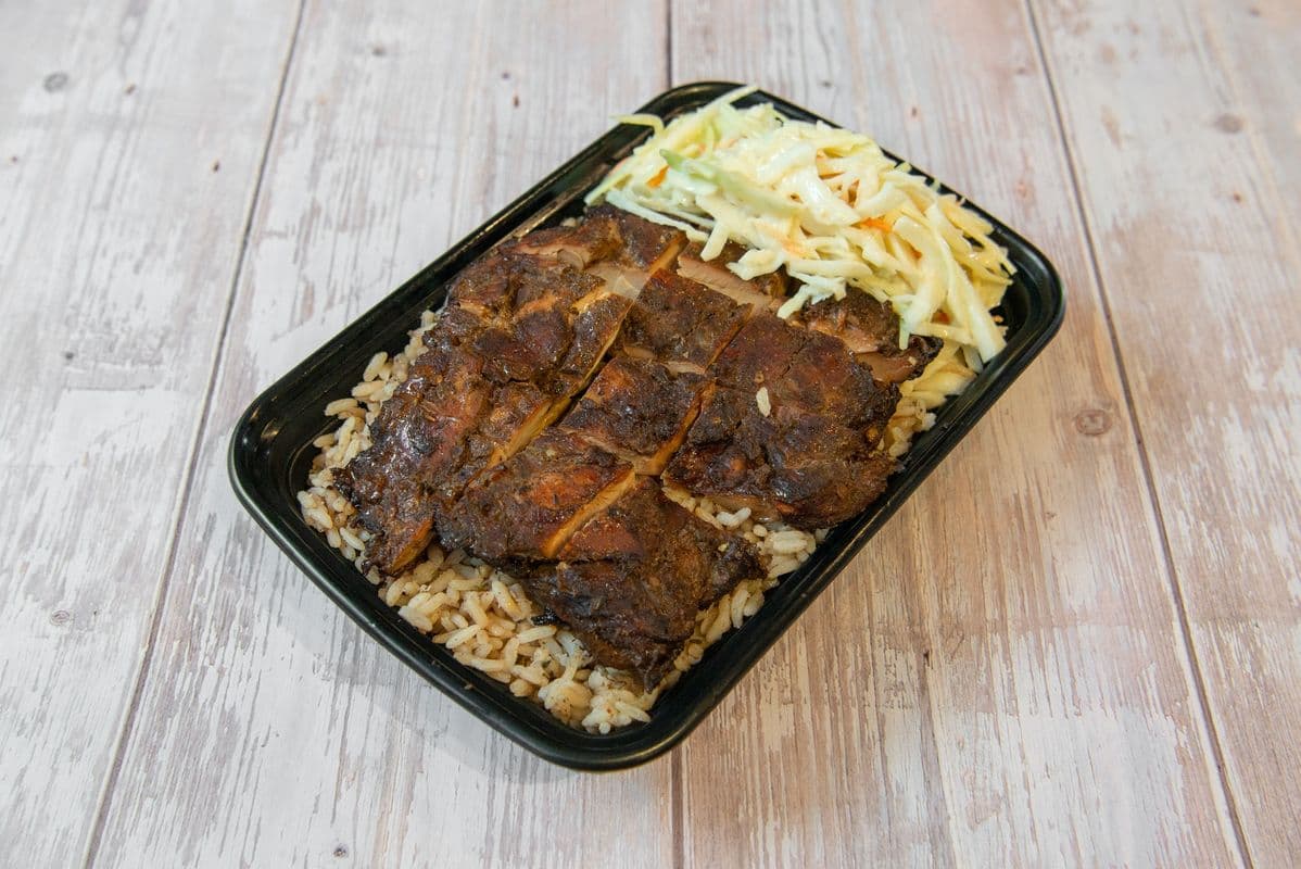 Jerk Chicken with Rice and Peas (0) (0 Cal)