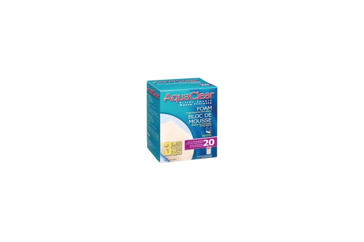Hagen Foam Filter Insert for AquaClear 20/Mini - 3 pk