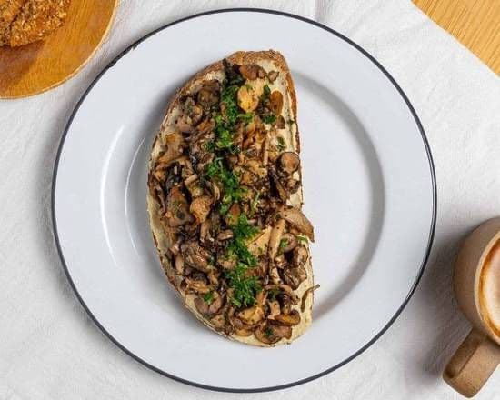 Mushroom Ricotta Toast