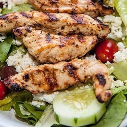 Grilled Chicken with Greek Salad