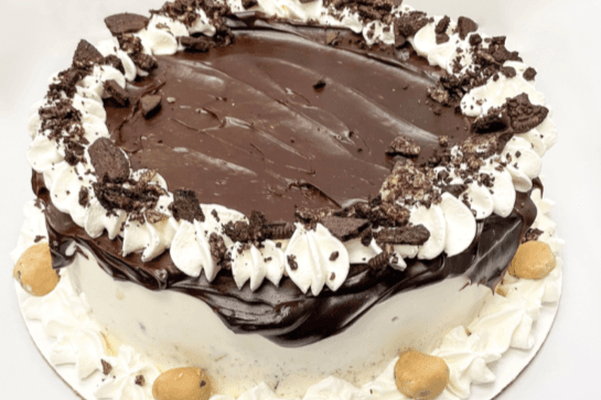 Small Cookie Dough Drizzle Ice Cream Cake
