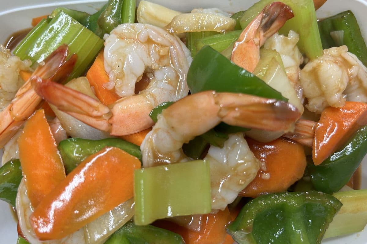 48. Shrimp with Lobster Sauce