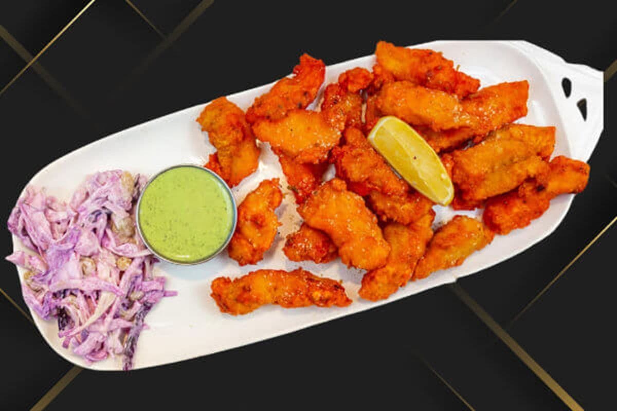 Fish Pakora & Chips