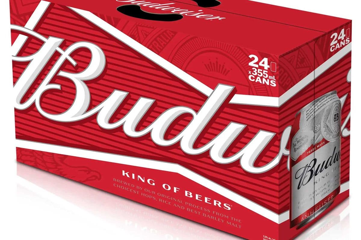 BUDWEISER (24 Pack) (1 x 355 ML)