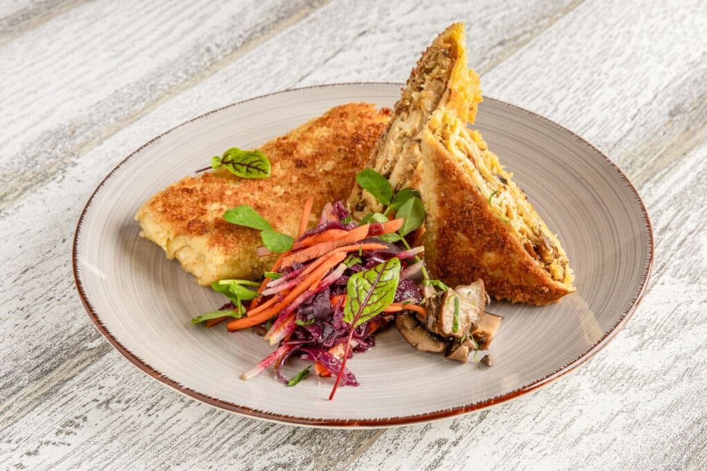 Meat Croquettes - Breaded Pan-Fried Crêpes