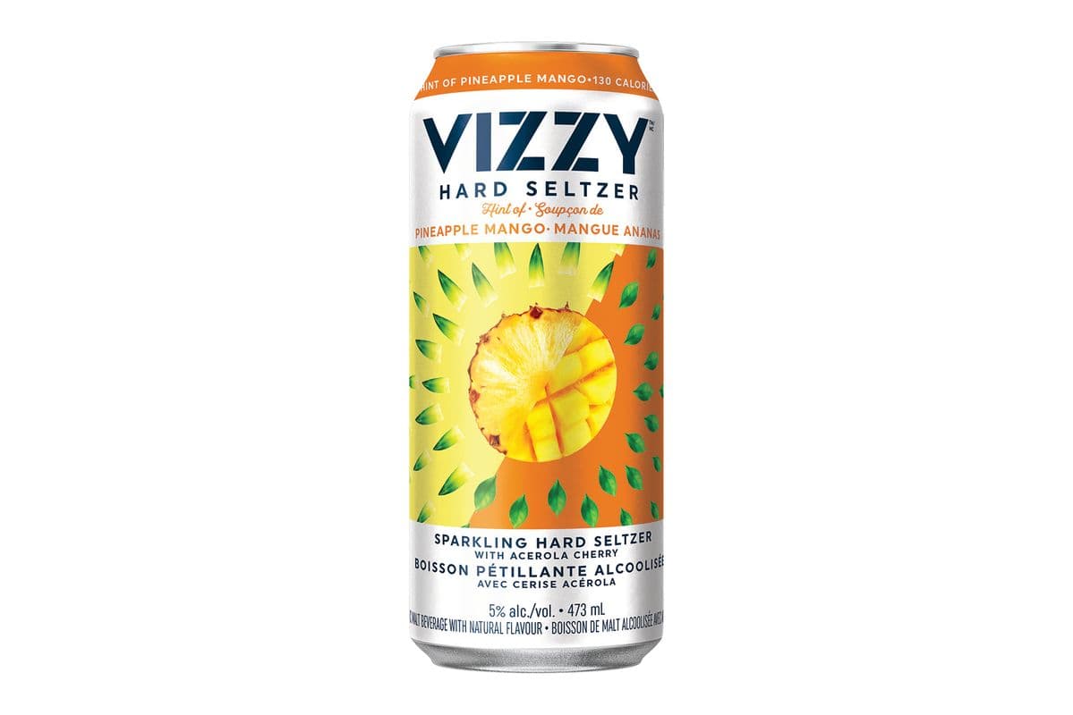 Vizzy Hard Seltzer-Pineapple Mango (473 ml)