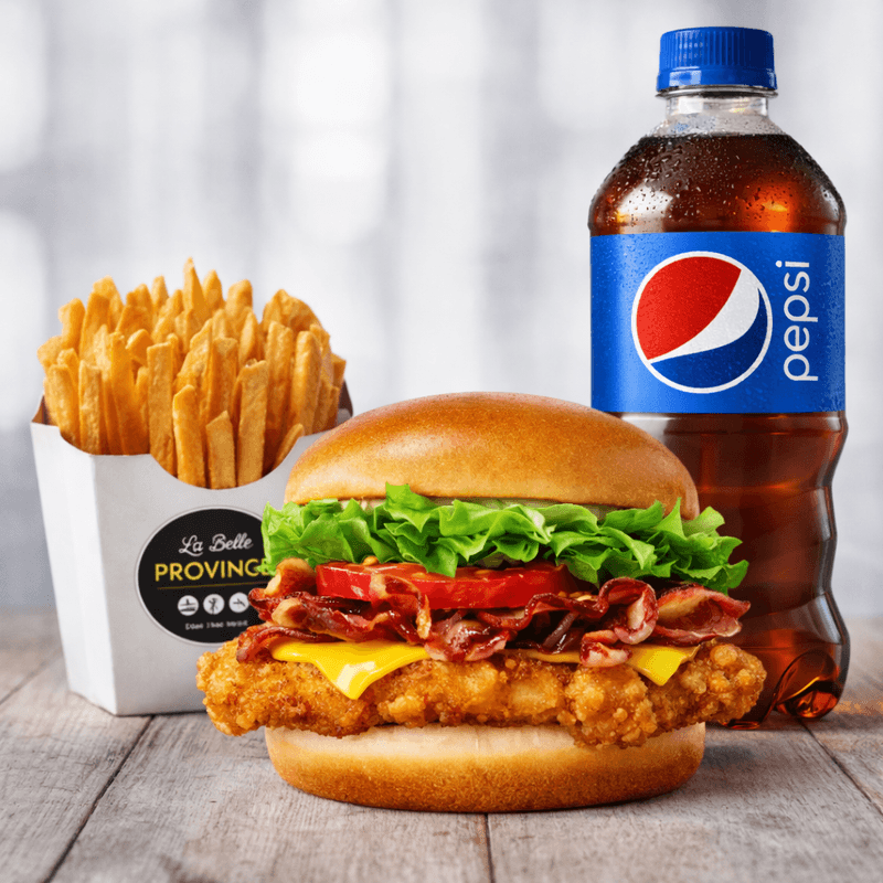 Trio Burger poulet épicé / Trio Spicy chicken burger