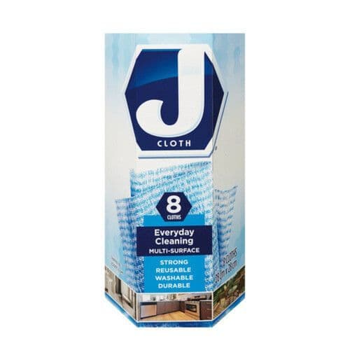 J Cloth Reusable Towel Blue 6EA